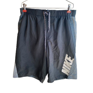 Vintage Nike Swim Trunks Board Shorts Spellout Swimwear Mens medium swoosh lined